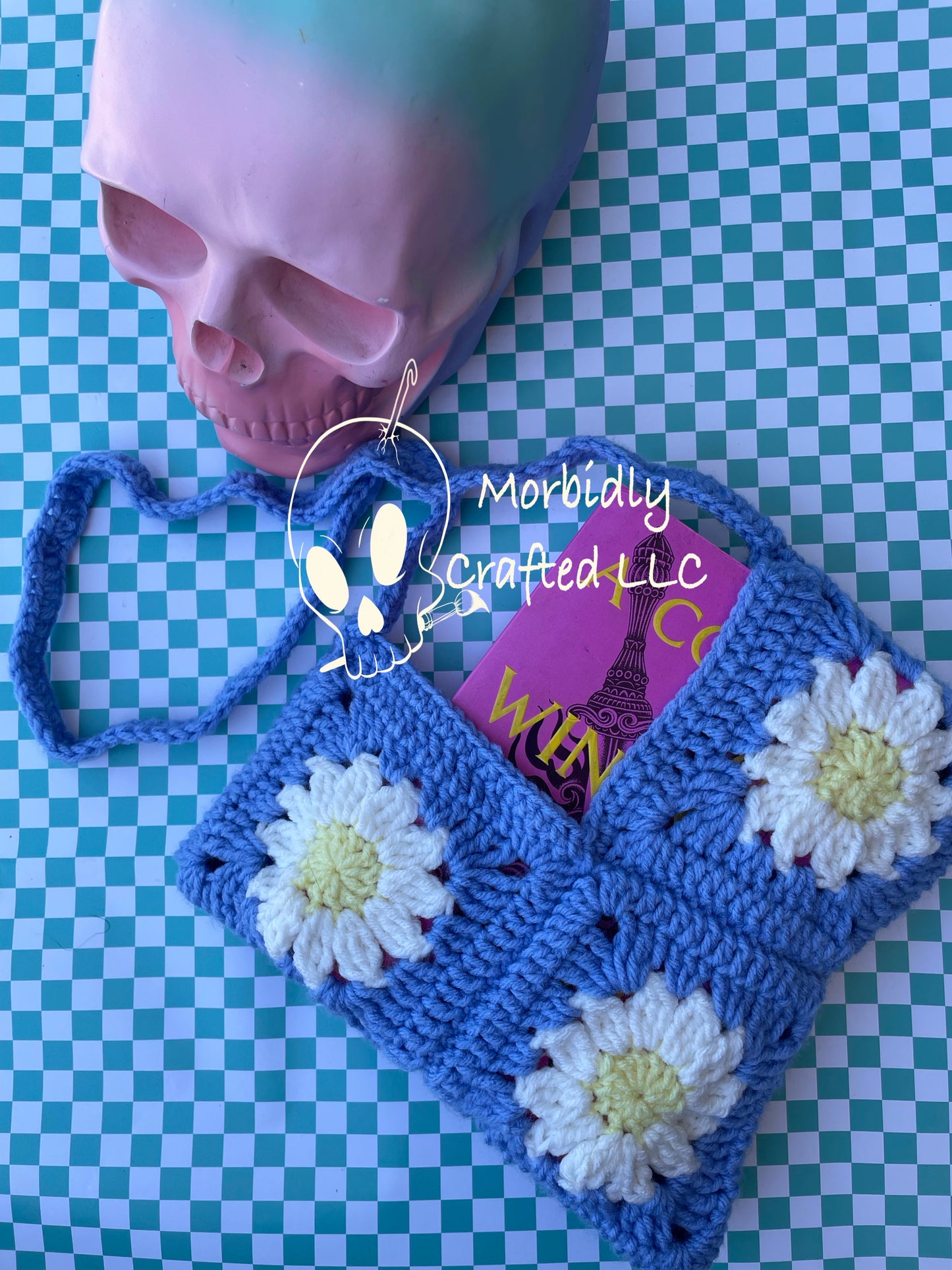 Daisy heart shaped bag