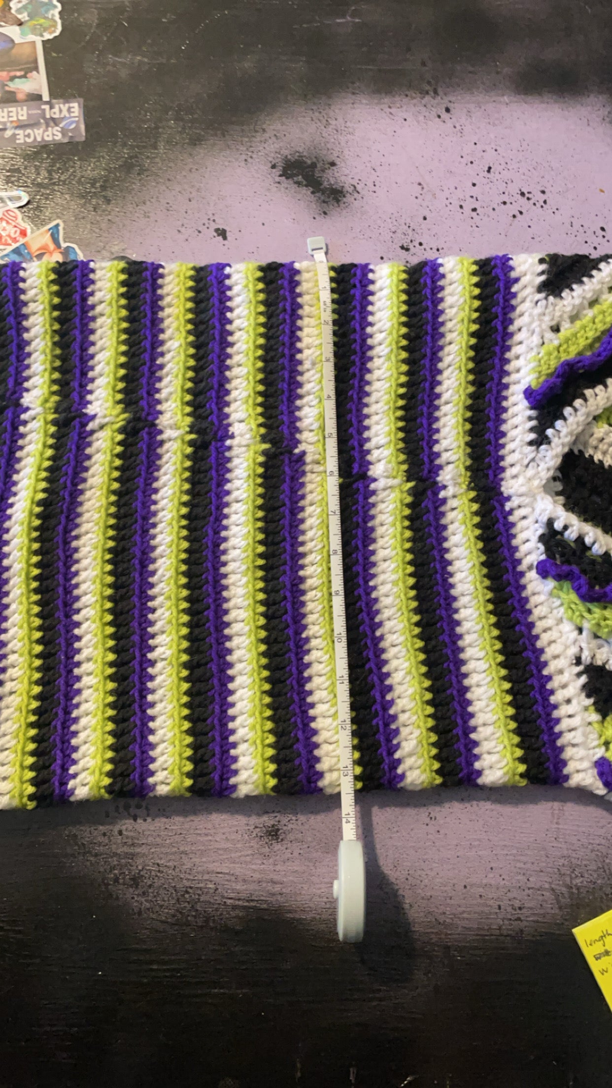 Beetle juice inspired hooded cowl