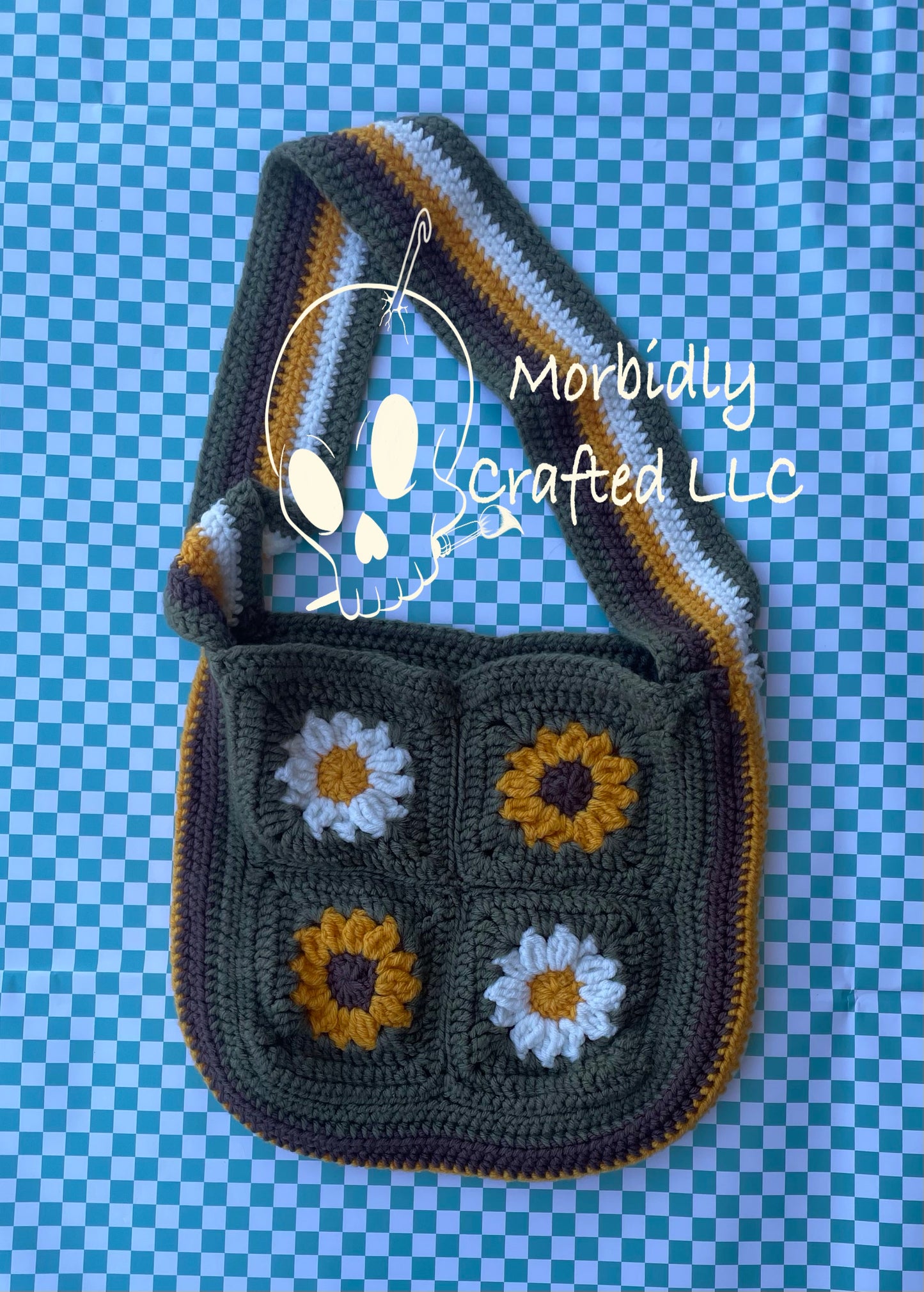 sunflower and daisy bag