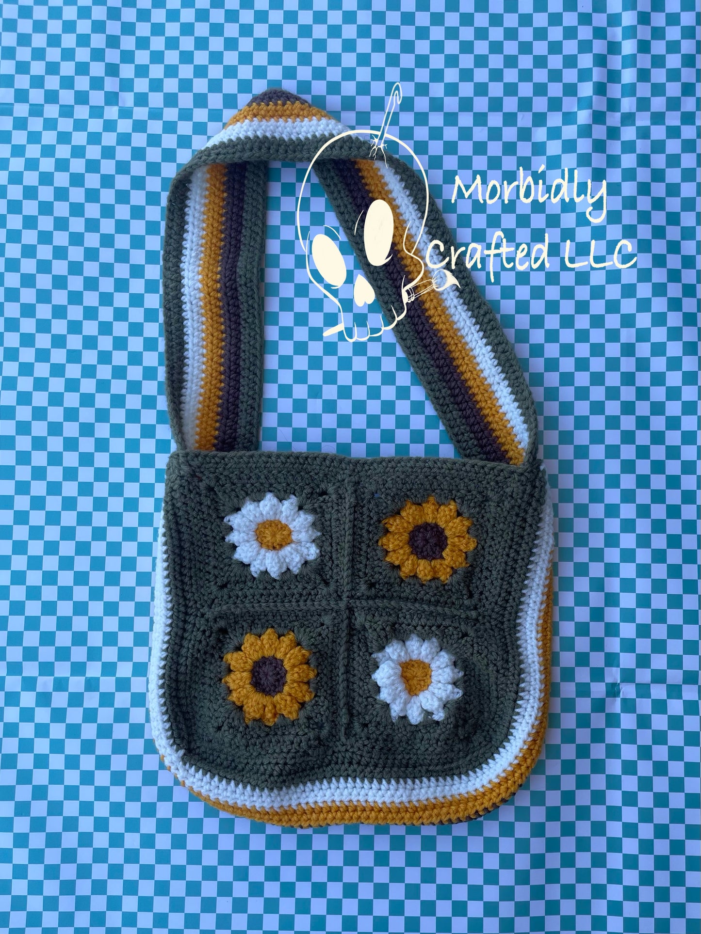 sunflower and daisy bag